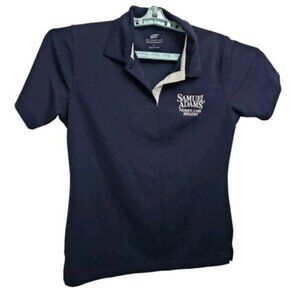 Samuel Adams Pennsylvania Brewery Womens L Beer Polo Shirt Ultra Club Polyester